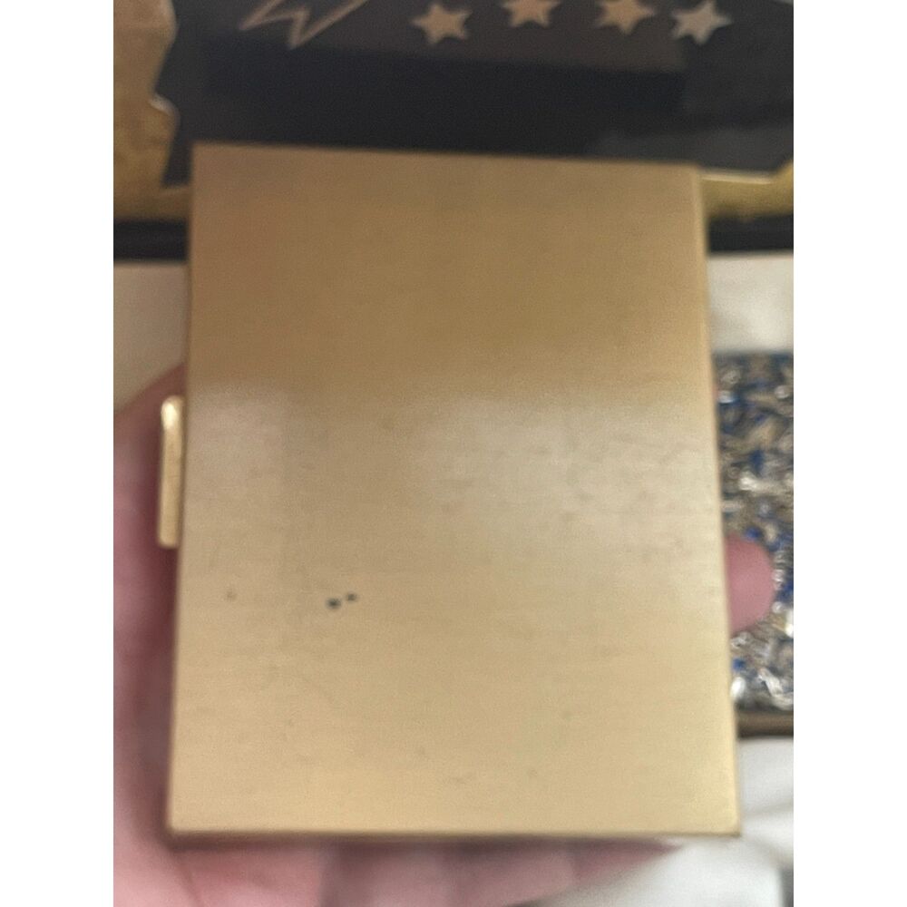 RARE Vintage 50s Confetti Lucite Powder Compact, Field Lighter & Cig Case BOXED - Picture 9 of 14